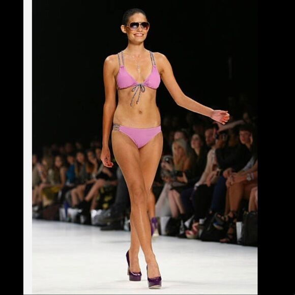 Nwt Kooey Australia "Katie" Purple Bikini US XS - Picture 6 of 16